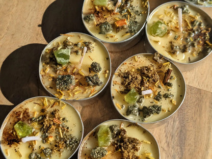 SAMHAIN Tallow + Beeswax Tealight Candles