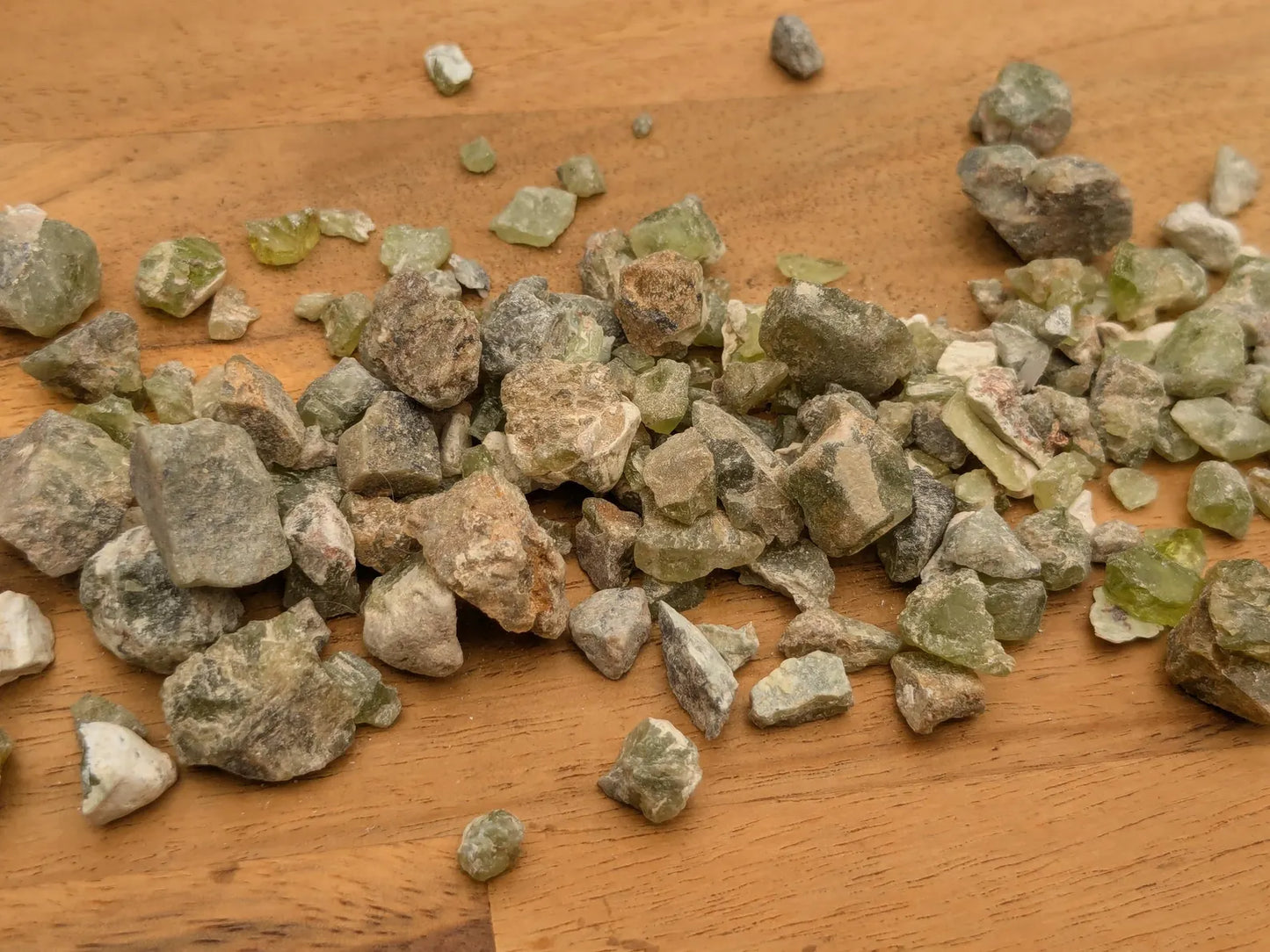 Raw Peridot Specimen Lots