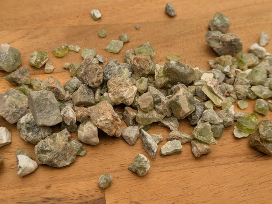 Raw Peridot Specimen Lots