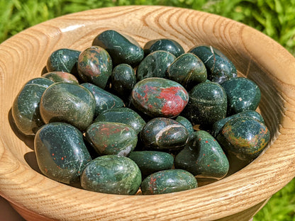 Bloodstone Tumbled Stones