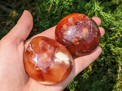 Carnelian Palm Stones