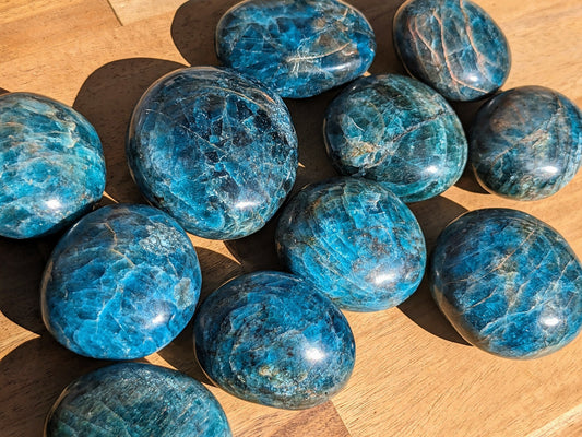 Blue Apatite Pebbles