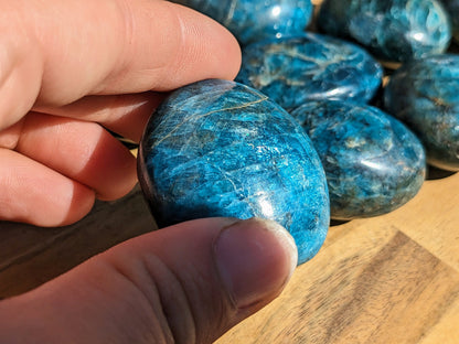 Blue Apatite Pebbles