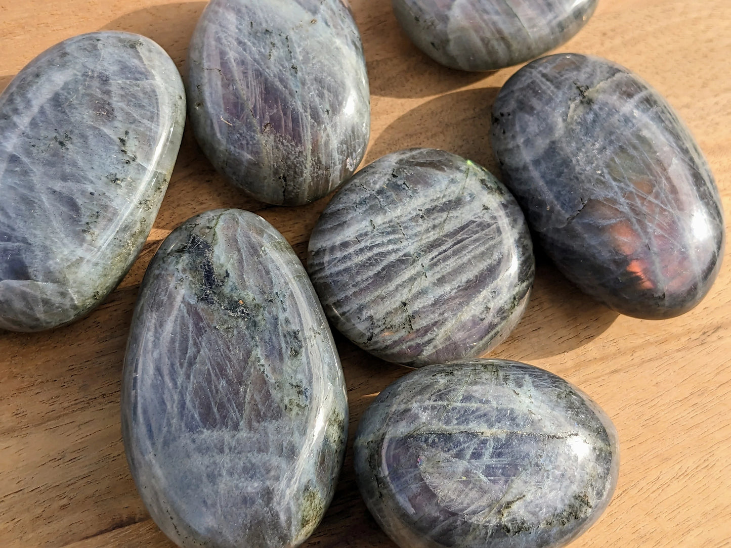 Sunset Labradorite Palm Stones