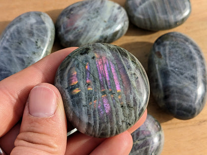 Sunset Labradorite Palm Stones