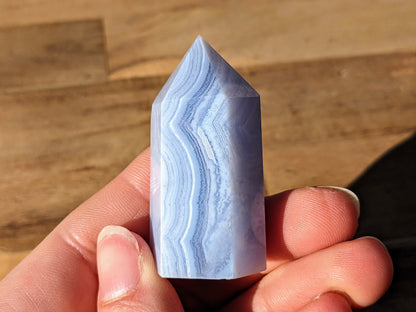 Blue Lace Agate Tower - OOAK