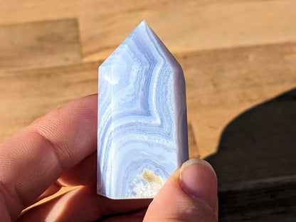 Blue Lace Agate Tower - OOAK