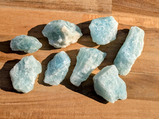 Aquamarine Raw Pieces