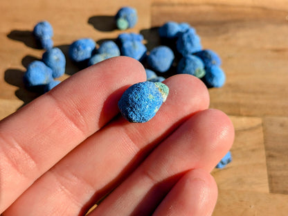 Rare Genuine Azurite Blueberries