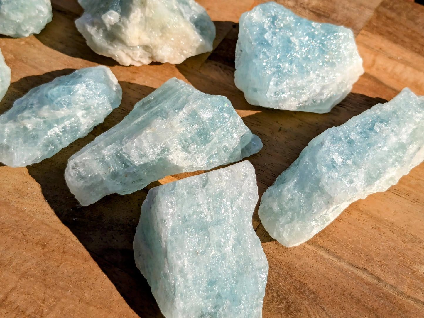 Aquamarine Raw Pieces