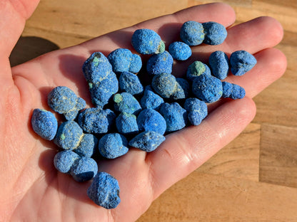 Rare Genuine Azurite Blueberries