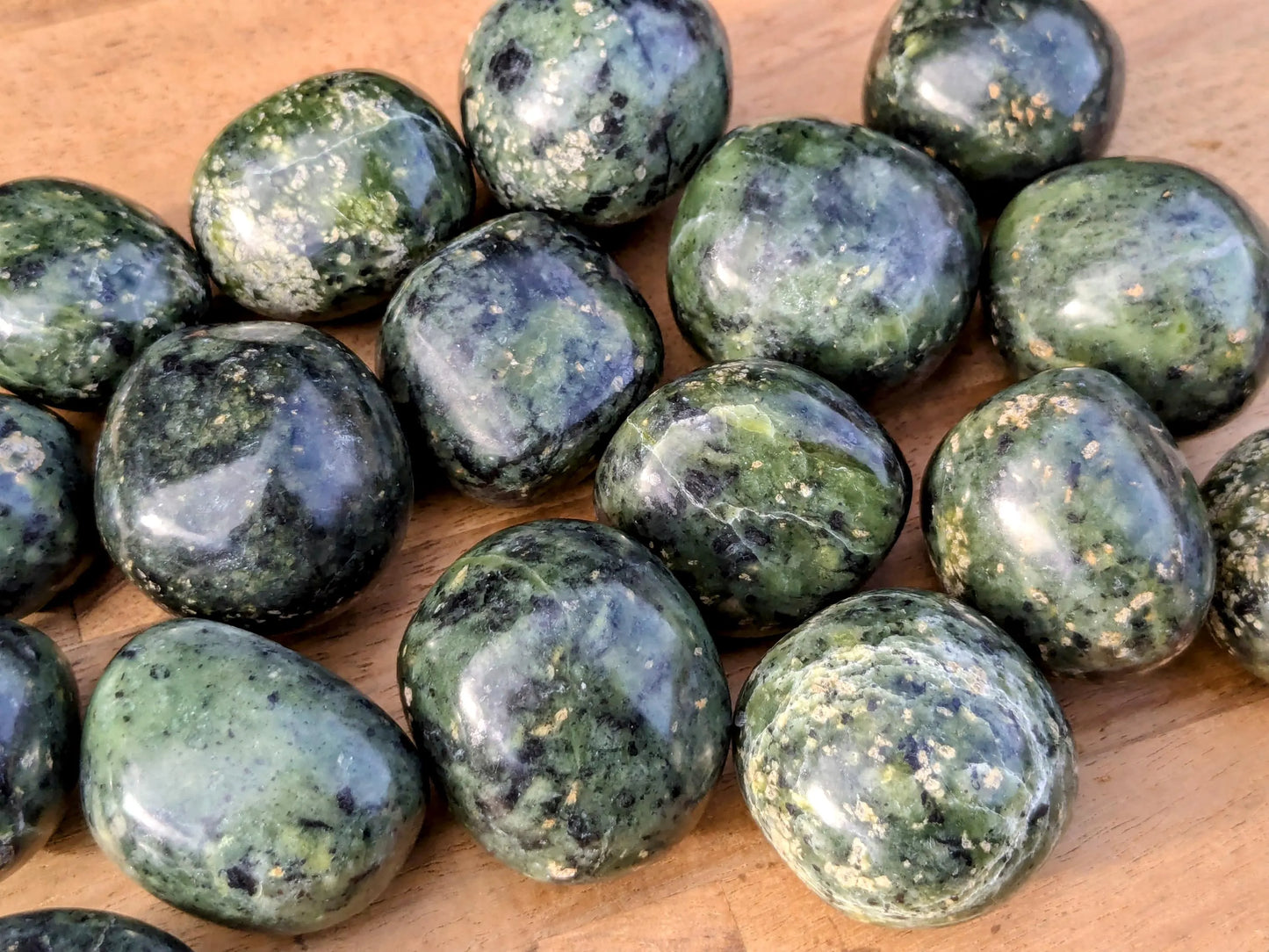 Nephrite Jade Tumbled Stones