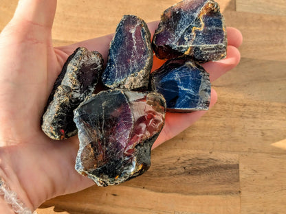 Rare Blue Amber Specimens