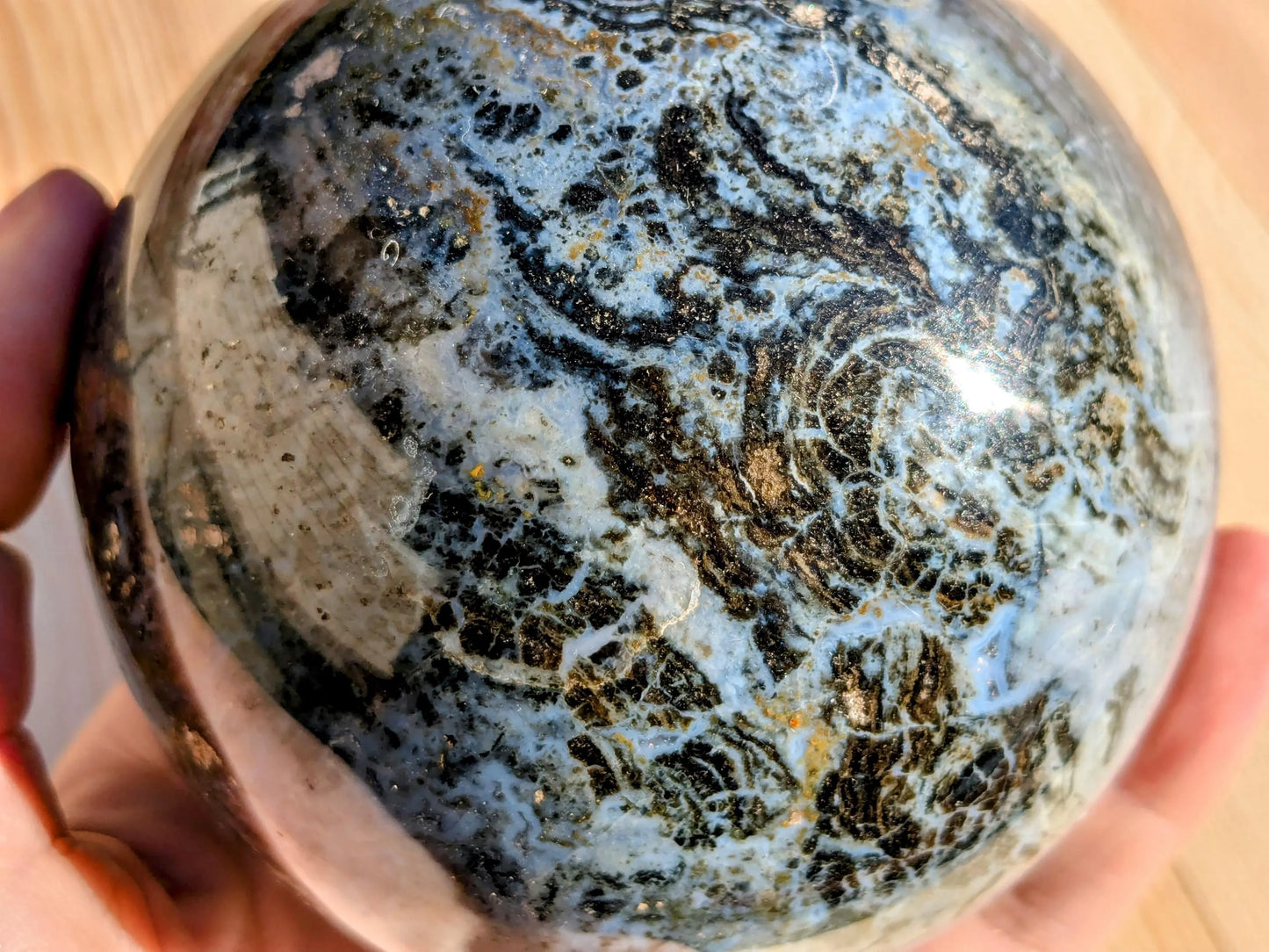 Unique Ocean Jasper Statement Sphere