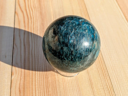 Blue Apatite Sphere - OOAK