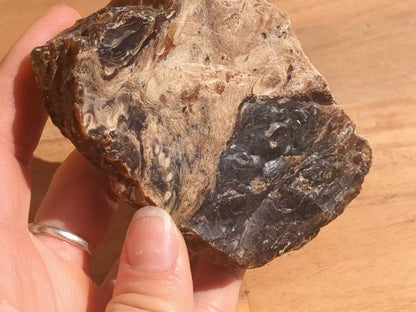 Rare Blue Amber Specimen - OOAK