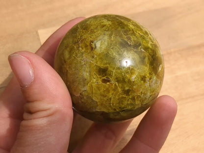 Green Opal Sphere - OOAK