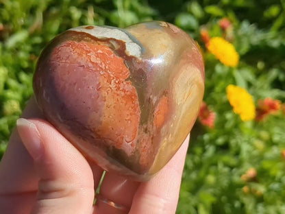 Polychrome Jasper Heart - OOAK