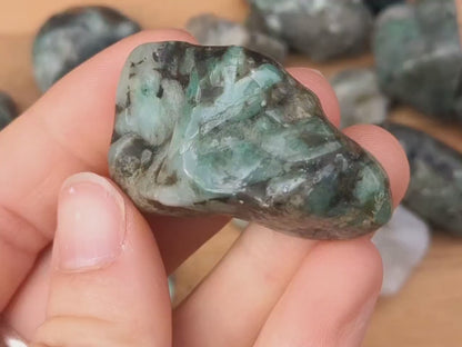 Emerald Tumbled Stones