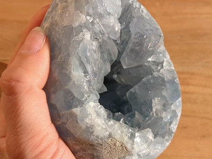 Celestite Druzy Egg - OOAK