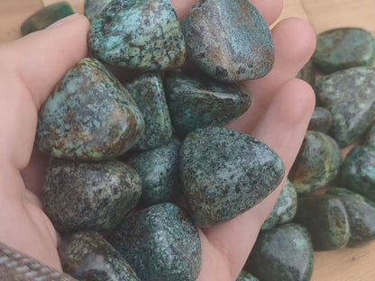 Genuine African Turquoise Tumbled Stones