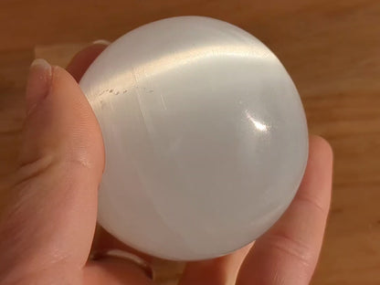 Selenite Sphere - OOAK