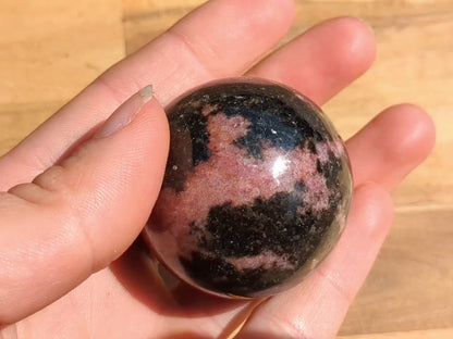 Rhodonite Sphere - OOAK