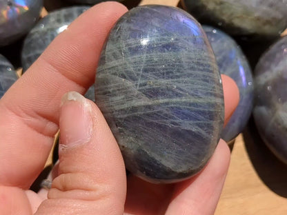 Sunset Labradorite Palm Stones