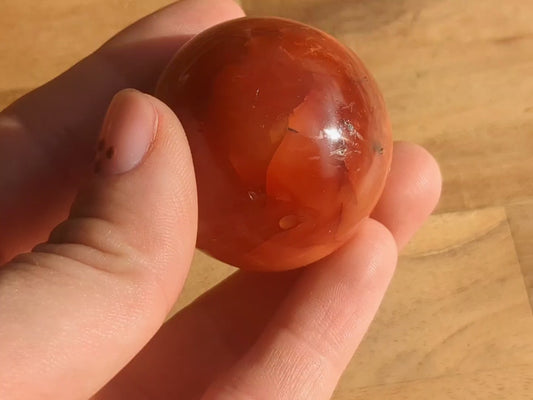Carnelian Sphere - OOAK