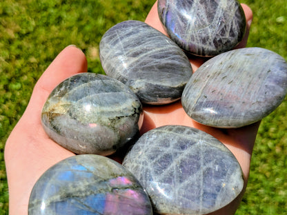 Sunset Labradorite Palm Stones