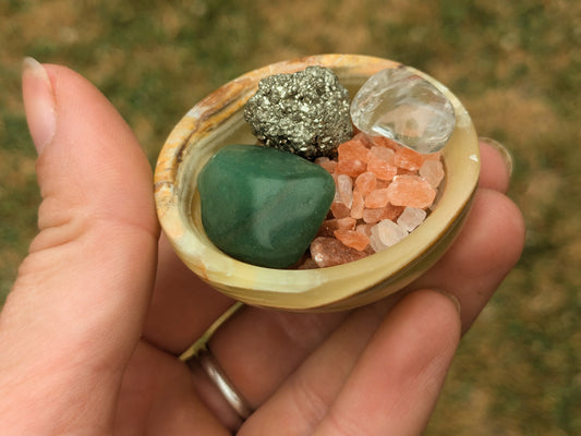 Mini Money Bowl Crystal Kit
