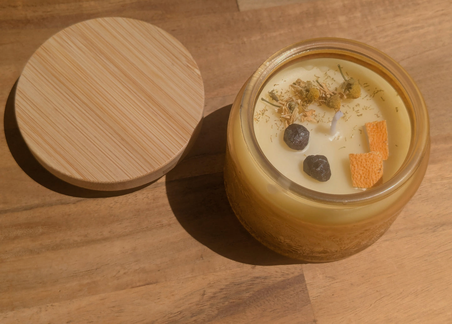 LITHA Herb + Crystal Dressed Candle