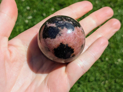 Rhodonite Sphere - OOAK