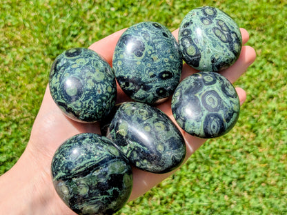 Kambaba Jasper Palm Stones
