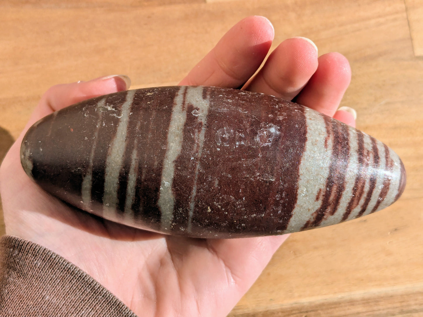 Shiva Lingam - OOAK 6" Naturally Formed