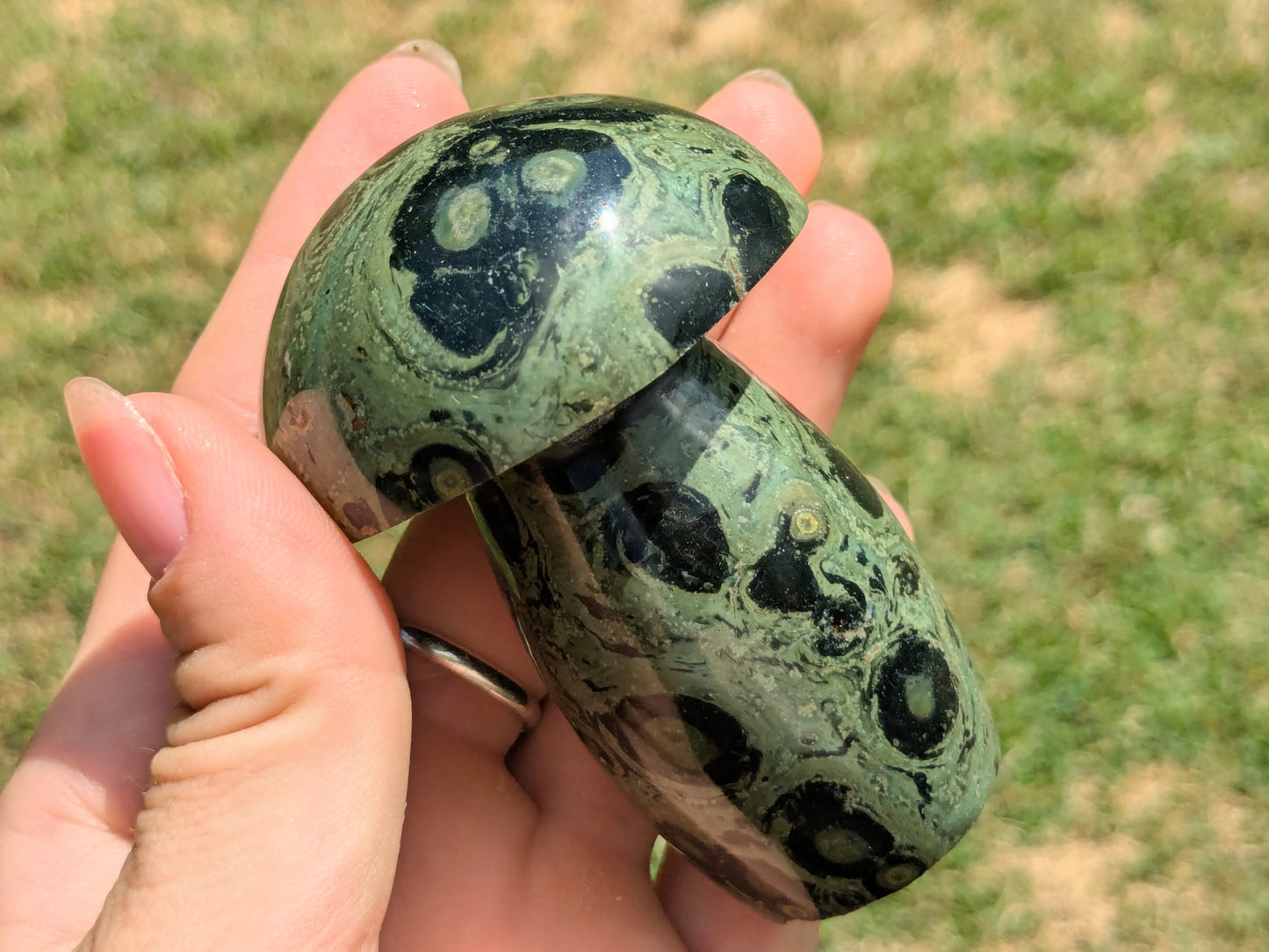 Kambaba Jasper Mushroom - OOAK