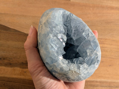 Celestite Druzy Egg - OOAK