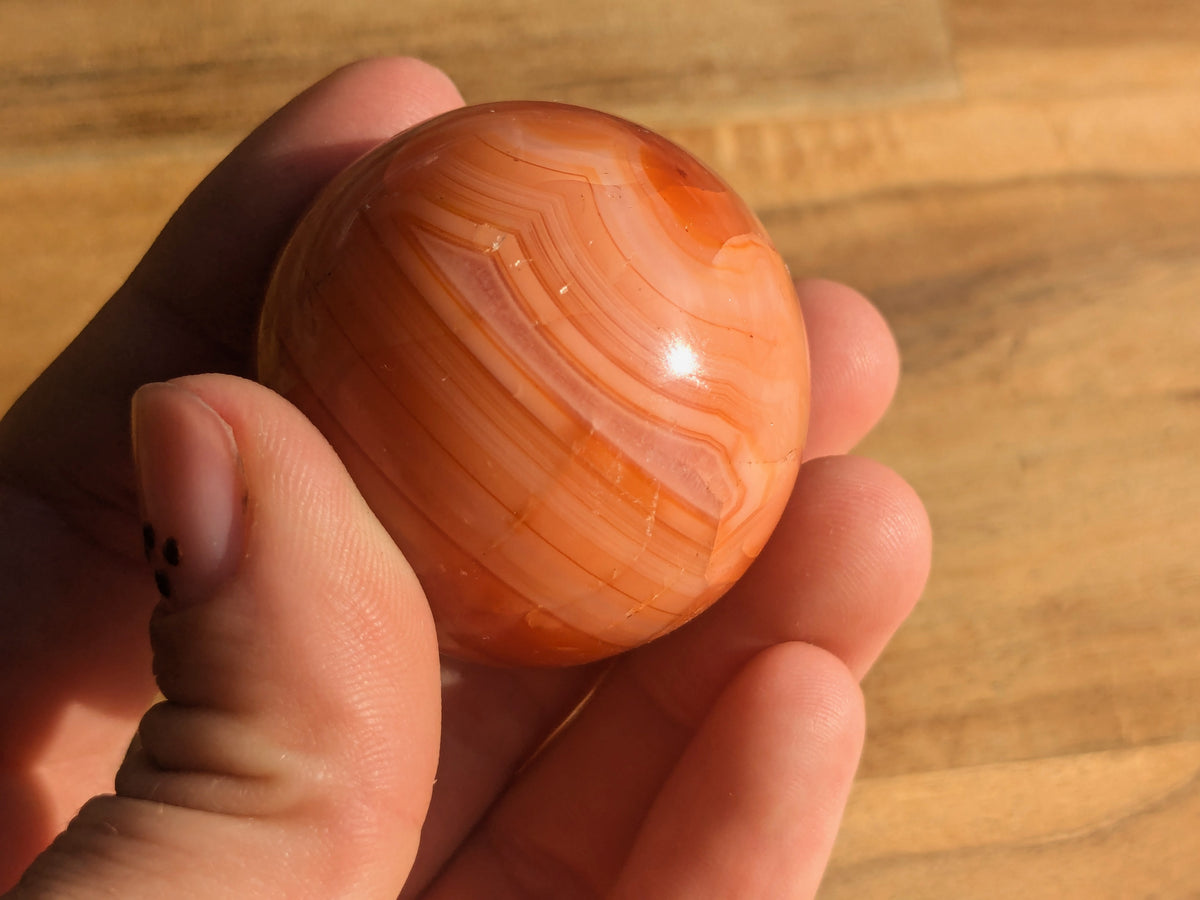 Carnelian Sphere - OOAK