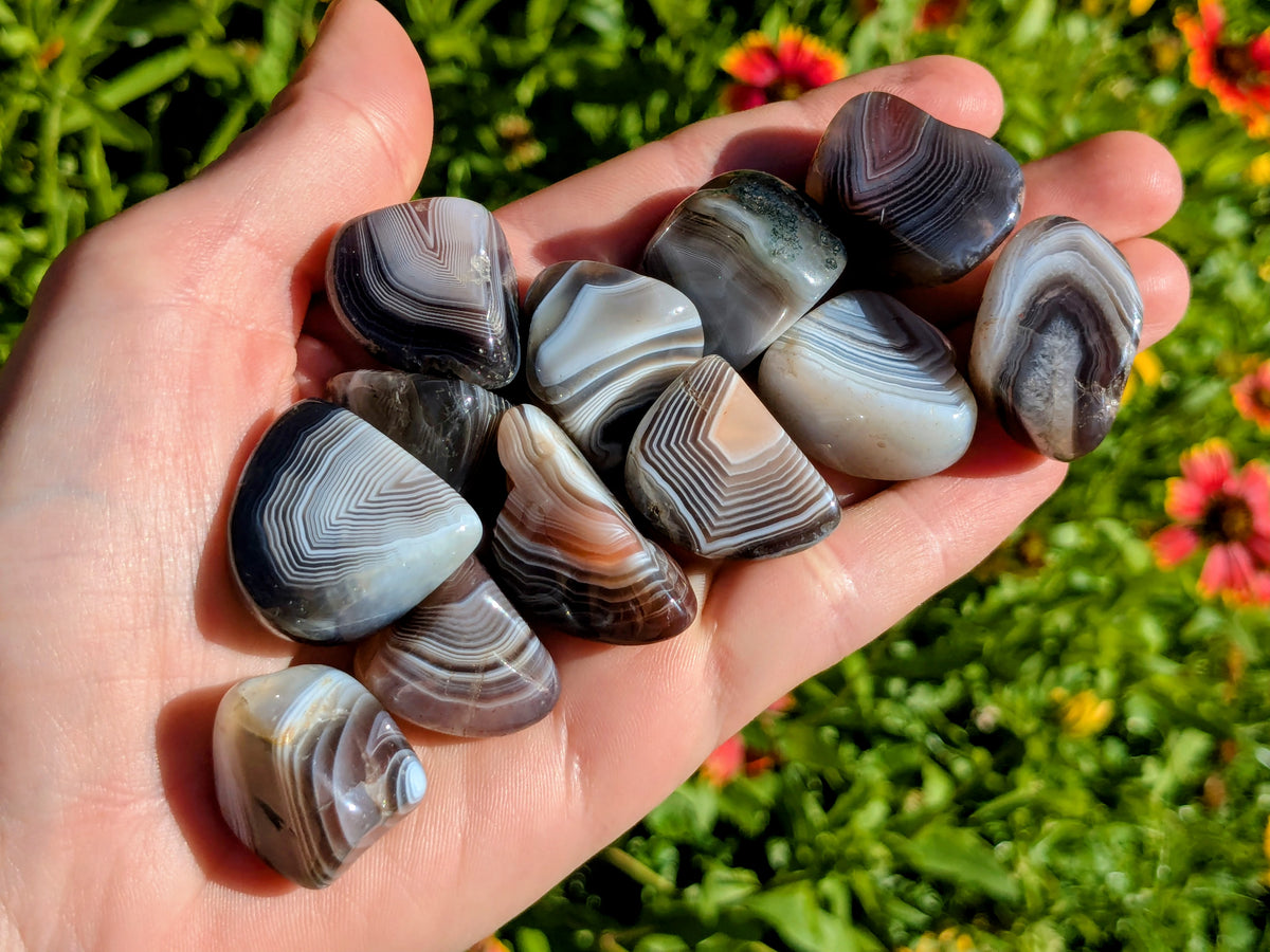 Bostwana Agate Tumbled Stones