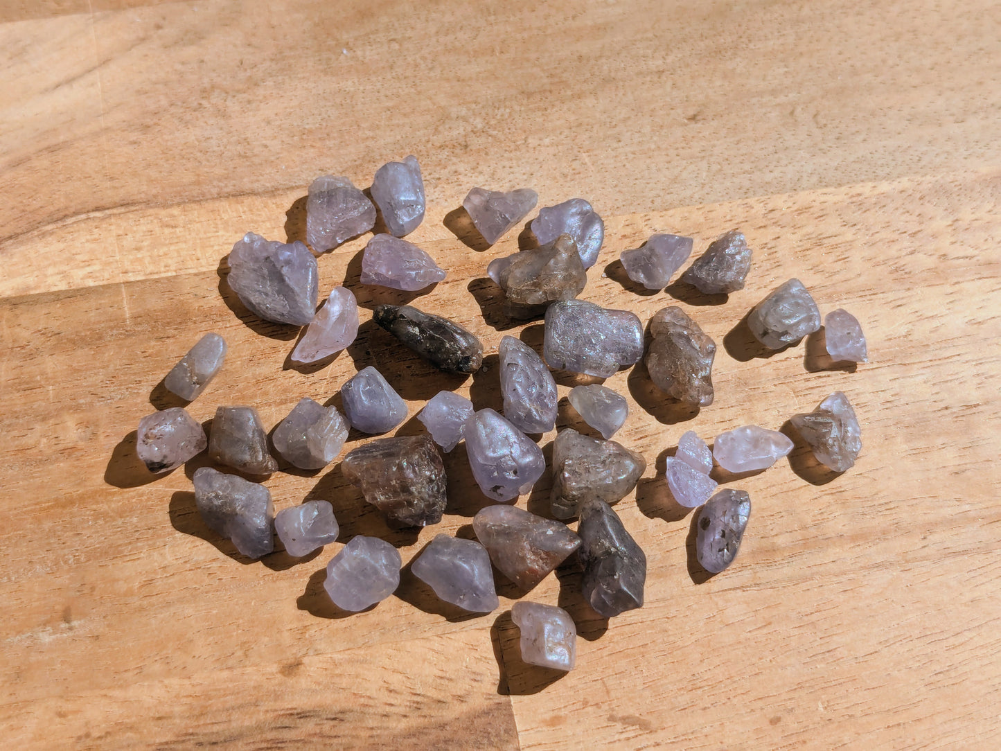 Blue Sapphire Rough Chips - 10g Lots