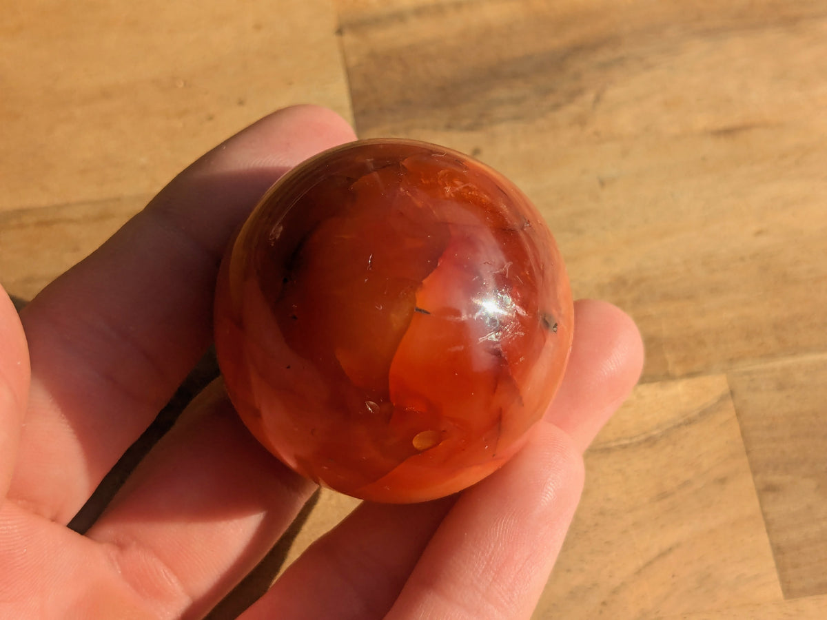 Carnelian Sphere - OOAK