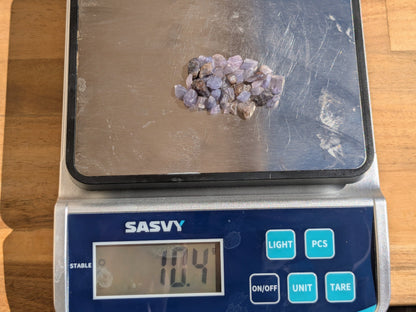 Blue Sapphire Rough Chips - 10g Lots