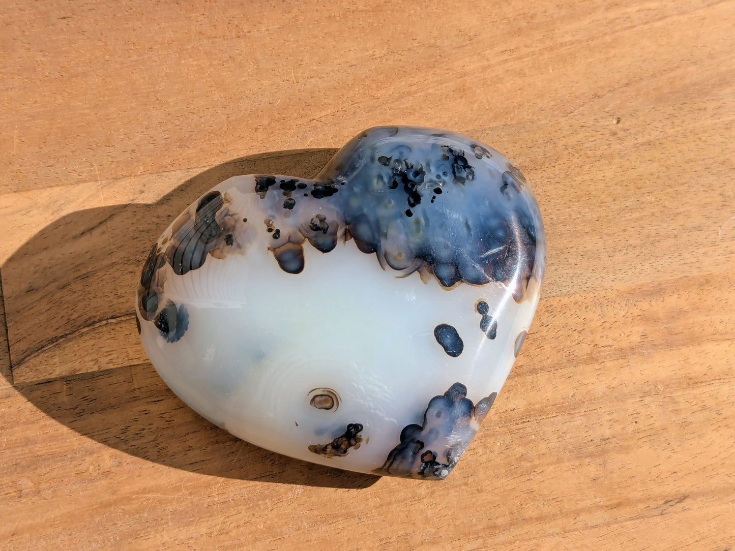 Dendritic Agate Heart - OOAK
