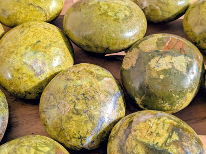 Green Opal Palm Stones