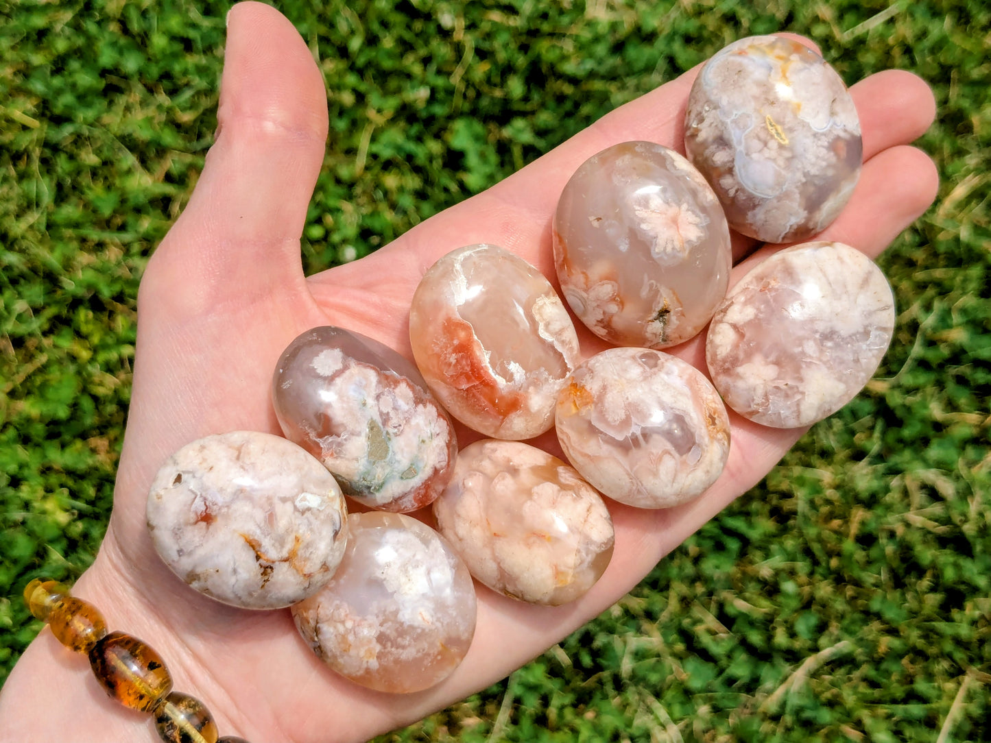 Flower Agate Pebbles