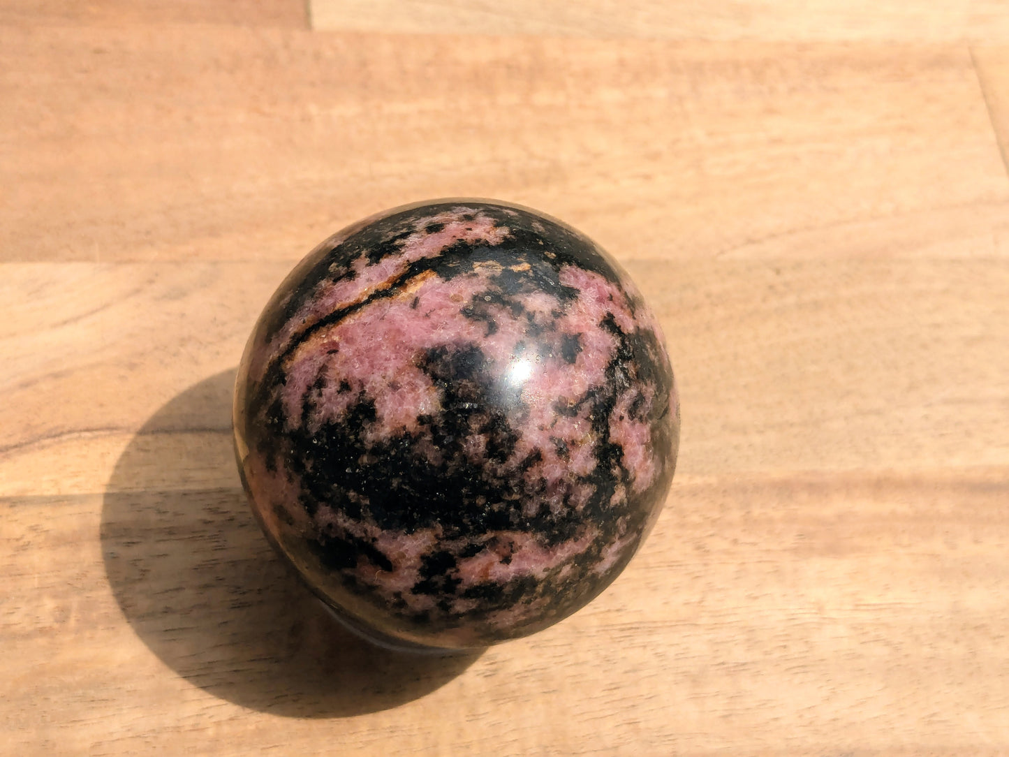 Rhodonite Sphere - OOAK