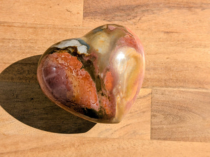 Polychrome Jasper Heart - OOAK