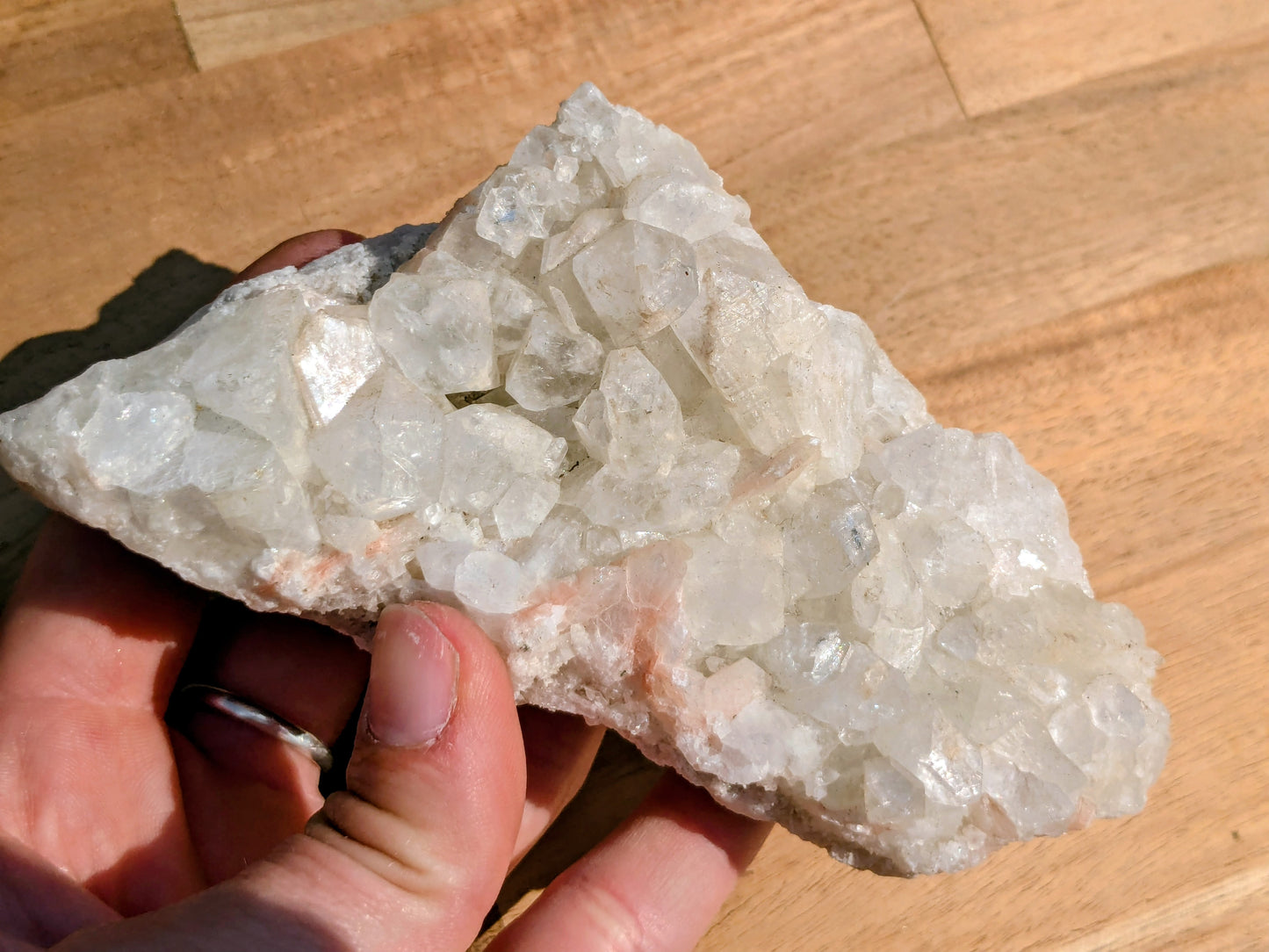 Apophyllite + Stilbite Cluster - OOAK