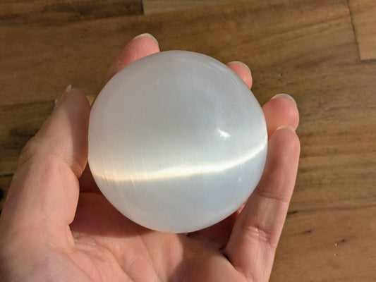 Selenite Sphere - OOAK