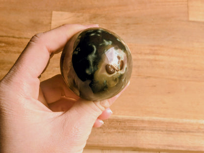 Unique Polychrome Jasper Mushroom - OOAK